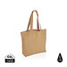 XD COLLECTION Impact Aware™ 240g/m² rcCanvas Shopper + Tasche, ungefärbt, braun