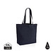 XD COLLECTION Impact Aware™ 240g/m² rcCanvas Shopper + Tasche, ungefärbt, navy blau