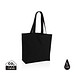 XD COLLECTION Impact Aware™ 240g/m² rcCanvas Shopper + Tasche, ungefärbt, schwarz
