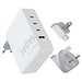 Xtorm XVC2140 GaN Ultra 140 W Reiseladegerät mit 240 W USB-C PD-Kabel, weiss