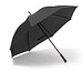 ZANE. Schirm aus 190T Polyester, Schwarz