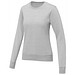 Zenon Damenpullover mit Rundhalsausschnitt, heather grau, XXL