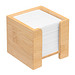 Bambus Zettelbox 10,4 x 10,4 x 10,6 cm, im Einzelkarton
