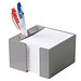 Zettelbox Stifteköcher, standard-silber Zettelbox Stifteköcher, standard-silber