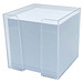 Zettelbox, 10 x 10 x 10 cm, glasklar