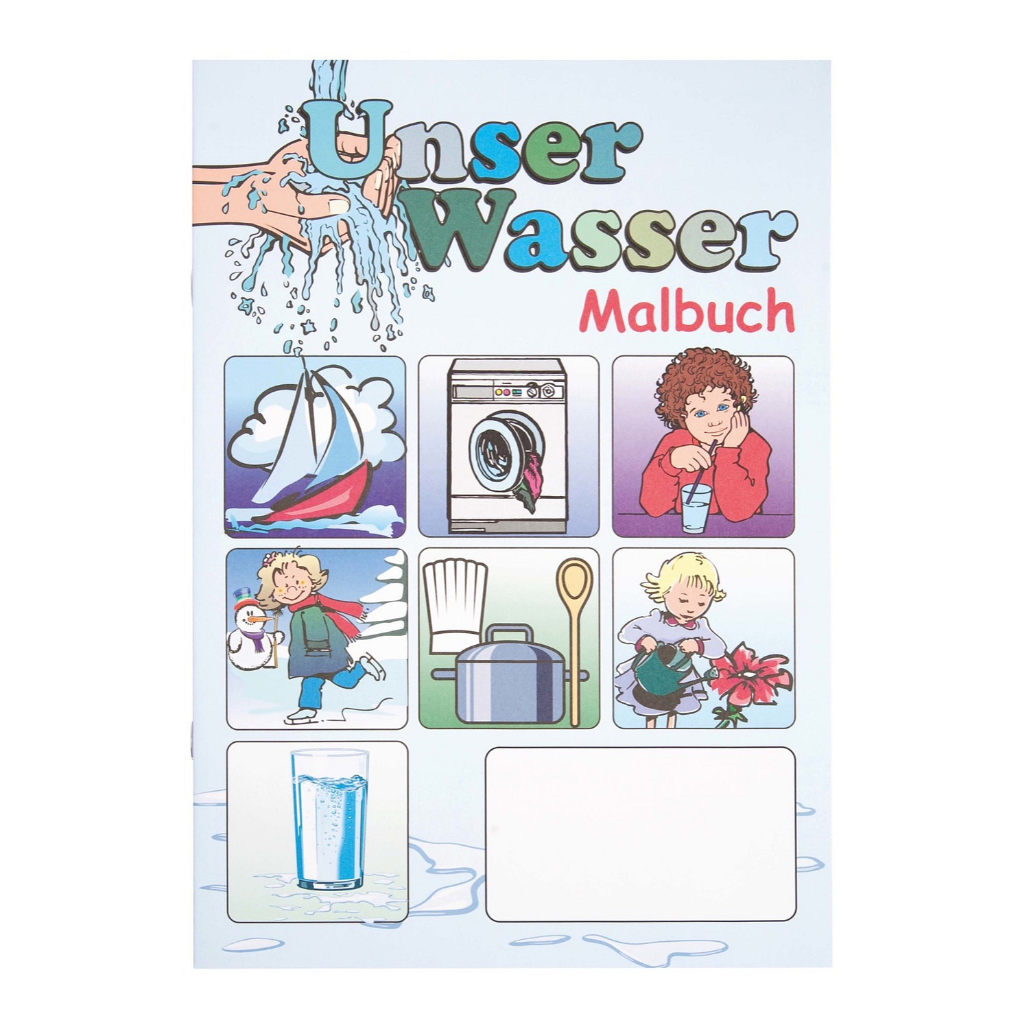 Malbuch Unser Wasser, A4 | Erfolgreiche Werbeartikel