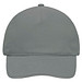 5-Panel Sandwich-Cap, grau/hellgrau