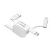 6-in-1 Ladekabel REEVES-SNAKE II, weiß