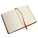 Notizbuch Tradition, DIN A6, liniert, rot