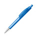Druckkugelschreiber Jamaika, blaue Mine, blau-transparent Druckkugelschreiber Jamaika, blaue Mine, blau-transparent