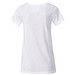 JAMES & NICHOLSON Damen T-Shirt Basic aus Bio-Baumwolle, weiß, M