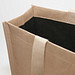 Joytex® Papier/Vlies-Einkaufstasche, 42x38x10cm, braun