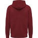 Iqoniq Abisko Zip-Kapuzenpullover aus recycelter Baumwolle, burgunderrot, S