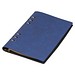 A5 Ringbuch mit PU-Einband , dunkelblau