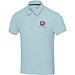 Akoya Poloshirt aus GRS-recyceltem Frottee Unisex, Cloud Blue, L