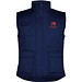 Almanzor Vielseitige Thermo Arbeitsweste mit hohem Kragen, marineblau, 2XL