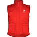 Almanzor Vielseitige Thermo Arbeitsweste mit hohem Kragen, rot, 2XL
