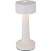 Aludra Wiederaufladbare dimmbare Tischlampe mit 3 Lichtmodi, weiss