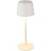 Alya Wiederaufladbare dimmbare Tischlampe mit 3 Lichtmodi, weiss