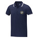 Amarago Polo mit abgesetztem Rand für Herren, navy, L