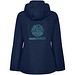 America wattierter Parka für Damen, Navy Blue, 3XL