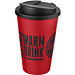 Americano® 350 ml Isolierbecher mit auslaufsicherem Schraubverschluss, rot/schwarz