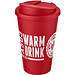 Americano® 350 ml Isolierbecher mit auslaufsicherem Schraubverschluss, rot/rot