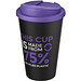 Americano® Eco 350 ml recycelter Becher mit auslaufsicherem Deckel, lila