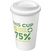 Americano® Eco 350 ml recycelter Becher, weiß/weiß