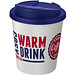 Americano® Espresso 250 ml Isolierbecher mit auslaufsicherem Schraubverschluss, weiß/blau
