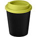Americano® Espresso Eco 250 ml recycelter Isolierbecher, schwarz/limone