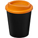 Americano® Espresso Eco 250 ml recycelter Isolierbecher, schwarz/orange