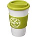 Americano Isolierbecher mit Schutzring, 350 ml, weiss,limone