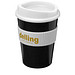 Americano Medio Becher mit Schutzring, 300 ml, schwarz,weiss Americano Medio Becher mit Schutzring, 300 ml, schwarz,weiss