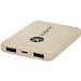 Asama 5000 mAh Powerbank aus Weizenstroh, beige