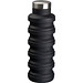 Ausziehbare Silikonflasche, schwarz