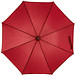 Automatik-Regenschirm aus Polyester mit Alugestänge, rot