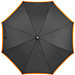Automatik-Regenschirm Border, schwarz/orange Automatik-Regenschirm Border, schwarz/orange