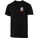 Azurite 160 g/m² Kurzärmeliges T-Shirt Bio Baumwolle (OCS), unisex, schwarz, 4XS