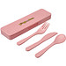 Bamberg Besteckset aus Bambusfaser, Light pink Bamberg Besteckset aus Bambusfaser, Light pink