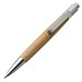 Bambus-Druckkugelschreiber Bamboo II, blaue Mine, braun Bambus-Druckkugelschreiber Bamboo II, blaue Mine, braun
