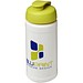 Baseline® Plus 500 ml Sportflasche mit Klappdeckel, weiß/limone