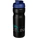 Baseline® Plus 650 ml Sportflasche mit Klappdeckel, schwarz/blau