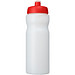 Baseline® Plus 650 ml Sportflasche, rot, transparent weiß