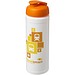 Baseline® Plus 750 ml Flasche mit Klappdeckel, weiß/orange