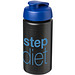 Baseline Plus grip Sportflasche mit Klappdeckel, 500 ml, schwarz,blau Baseline Plus grip Sportflasche mit Klappdeckel, 500 ml, schwarz,blau