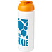 Baseline Plus grip Sportflasche mit Klappdeckel, 750 ml, weiss/orange Baseline Plus grip Sportflasche mit Klappdeckel, 750 ml, weiss/orange
