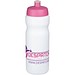 Baseline Plus Sportflasche, 650 ml, weiss,rosa