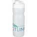 Baseline Plus Sportflasche mit Klappdeckel, 650 ml, transparent,weiss Baseline Plus Sportflasche mit Klappdeckel, 650 ml, transparent,weiss