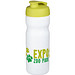 Baseline Plus Sportflasche mit Klappdeckel, 650 ml, weiss,limone Baseline Plus Sportflasche mit Klappdeckel, 650 ml, weiss,limone